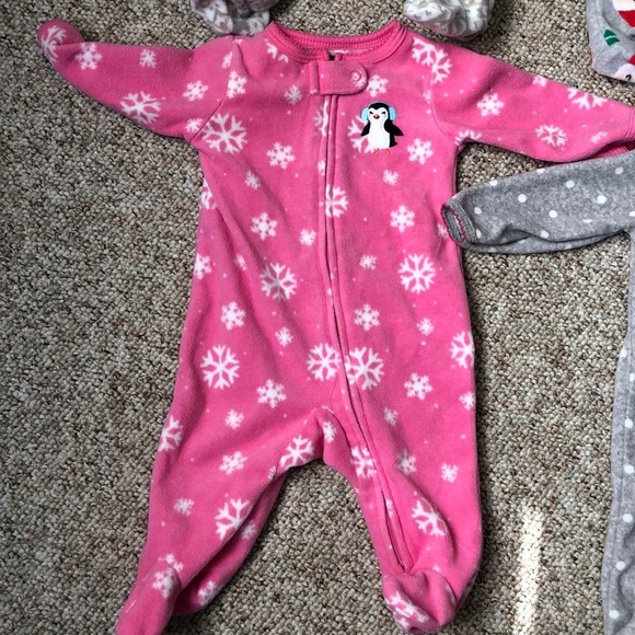Carter’s 3 Month Fleece PJ’s bundle - Picture 6 of 10